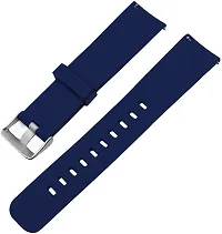 Sacriti Strap Compatible with Amazfit GTS2 MiniBipBipUProLiteBipS Active2 20 mm Silicone Watch Strap Navy Bluepack of 2-thumb3