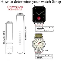 Sacriti Premium Silicon strap with black buckle 20 mm Silicone Watch Strap Black-thumb1