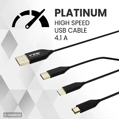 Black 3-in-1 Cable For Charging-thumb3