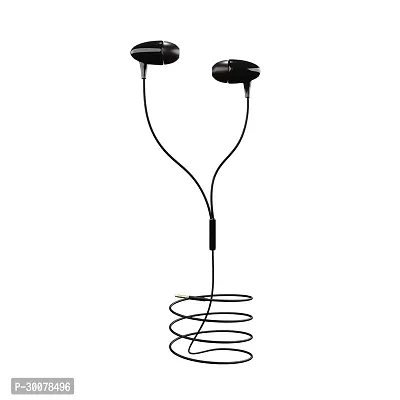 Modern In-Ear Wired Earphones With Mic-thumb0