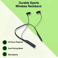 IAIR B20 Boom 50 Hrs Playtime | Dual Pairing | ASAP Charging | Crystal Clear Sound | Bluetooth Neckband (Black)-thumb3