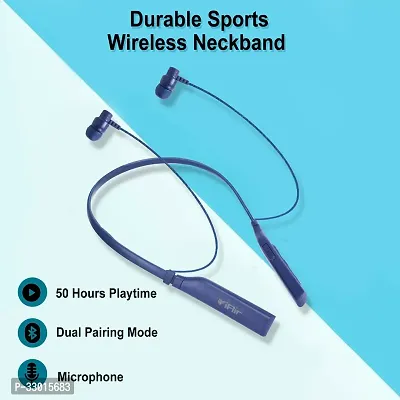 Classy Bluetooth Wireless Neckband-thumb3