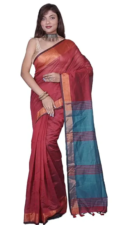 Elegant Cotton Saree with Blouse piece 