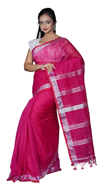 Beautiful Woven Design Saree with Blouse piece For Women