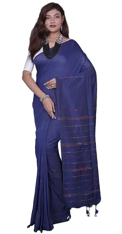 Beautiful Woven Design Saree with Blouse piece For Women