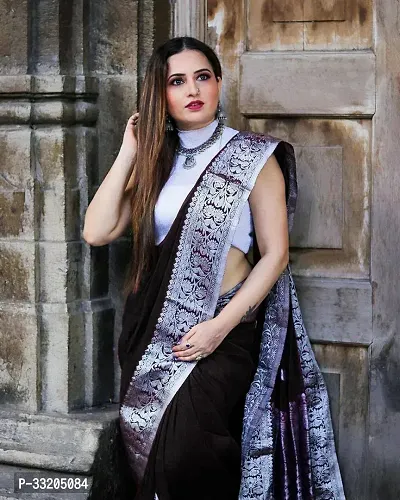 Stylish Art Silk Saree with Blouse piece for Women