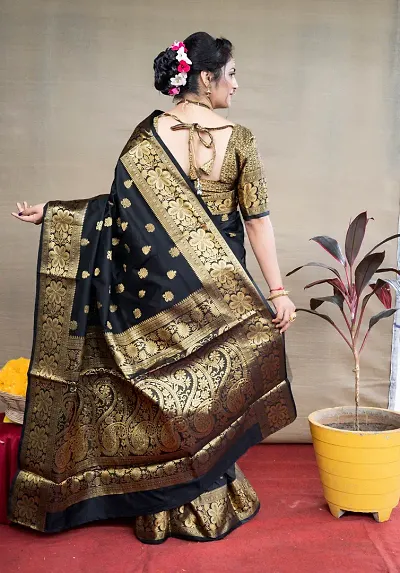 Must Have Cotton Silk Saree with Blouse piece 