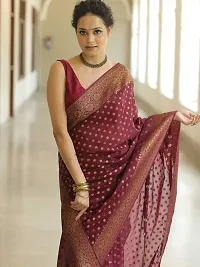 Stylish Saree with Blouse Piece for Women-thumb2