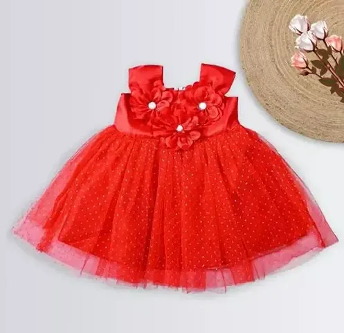 Partywear Net Dress for Girls