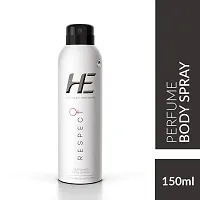 He Advanced Grooming Respect Perfumed Body Spray 150 ml Each (Pack of 2) -For Men-thumb1