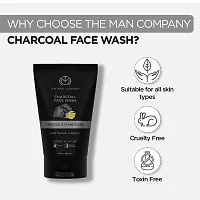 The Man Company Activated Charcoal Face Wash for Men | Ylang Ylang  Argan Essential Oils | Oil Control | Unclog Pores | Deep Cleansing | Blackheads Removal | All Skin Types - 100ml-thumb4