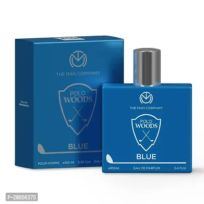 The Man Company EDP for men 100ml ? Polo Blue | Premium Perfume | Long-lasting Fragrance | Perfect For Men | Citrusy, Marine and Musky | Made With Essential Oils-thumb0