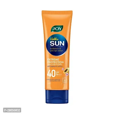 Joy Hello Sun Sunblock  Anti Tan Lotion Sunscreen SPF 40 PA+++,120ml