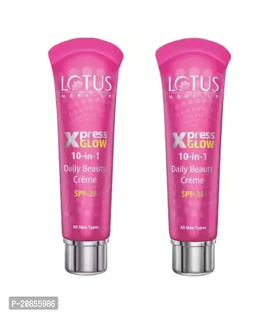 Lotus Make-Up Xpress Glow 10 in 1 Daily Beauty Creme Pack of 2??(60 g)-thumb0