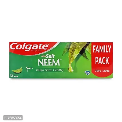 Colgate Active Salt Neem Toothpaste - 400g (Family Pack)