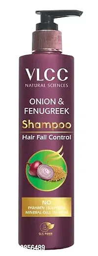 VLCC Onion  Fenugreek Shampoo For Hair Fall Control (300ml), White