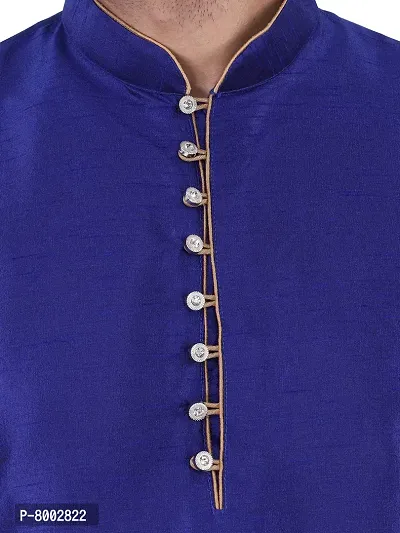Sadree Men's Traditional Kurta Pajama set (44, royal blue)-thumb5