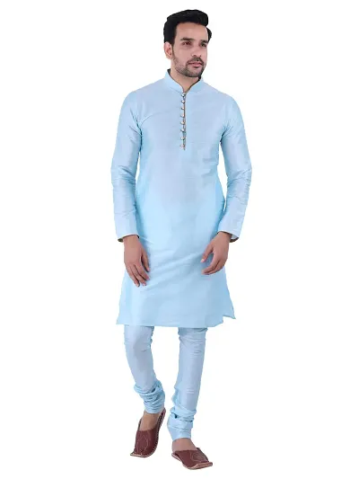 Sadree Men's Silk Kurta Pajama