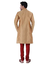 Sadree Men's Traditional Kurta Pajama set (42, chiku)-thumb1