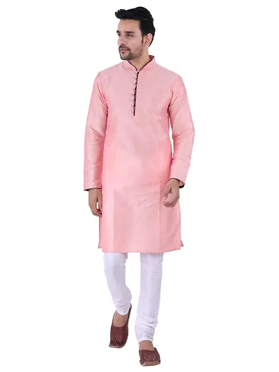 Sadree Mens Silk Kurta Pajama