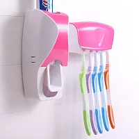 Toothpaste Dispenser and toothbrush holder combo Pack-thumb1