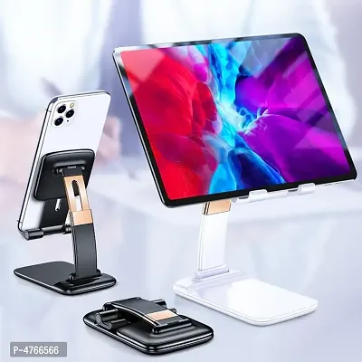Adjustable  Foldable Cell Phone Tablet Stand Anti Slip Foldable Mobile Holder-thumb3