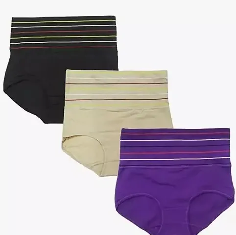 Stylish Blend Panty Set For Women Pack of 3