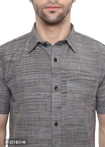 SWADESHI COLLECTION Shirt (M, Grey)-thumb4