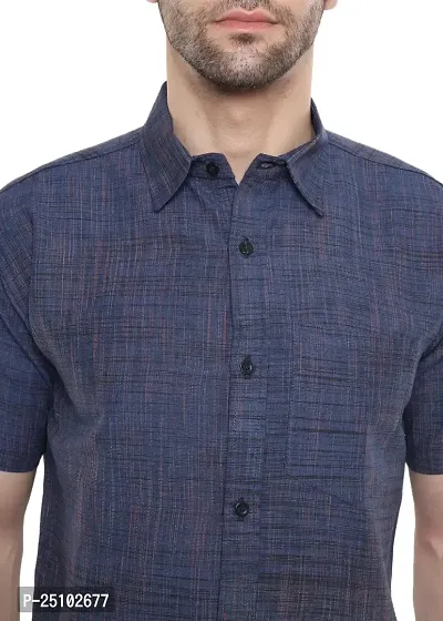 SWADESHI COLLECTION Shirt (M, Blue)-thumb5