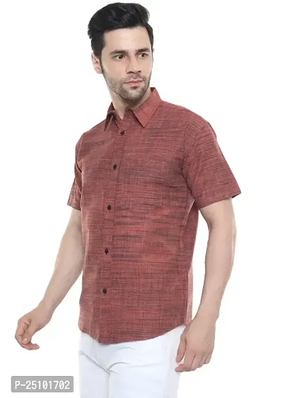 SWADESHI COLLECTION Shirt (M, Orange)-thumb2