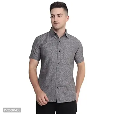 Men's Cotton Half Sleeves Regular Fit Shirt