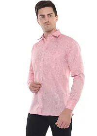 SWADESHI COLLECTION Men's Plain Cotton Full Sleeves Regular Fit Shirt (M, Red)-thumb3