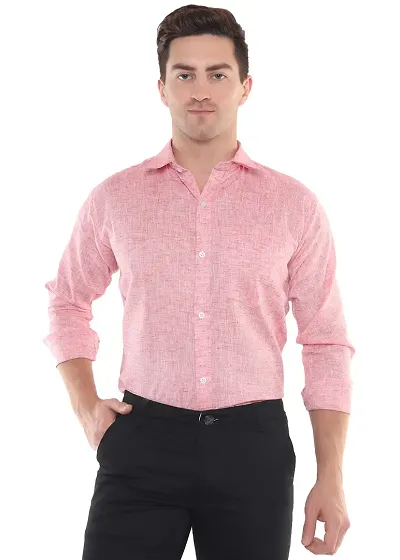 SWADESHI COLLECTION Men's Plain Cotton Full Sleeves Regular Fit Shirt