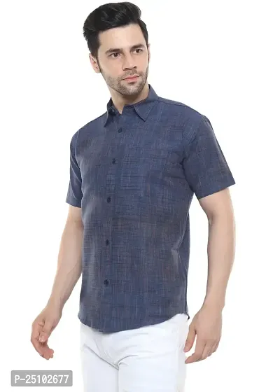 SWADESHI COLLECTION Shirt (M, Blue)-thumb4