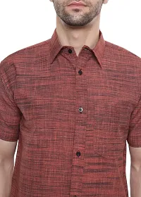 SWADESHI COLLECTION Shirt (M, Orange)-thumb3