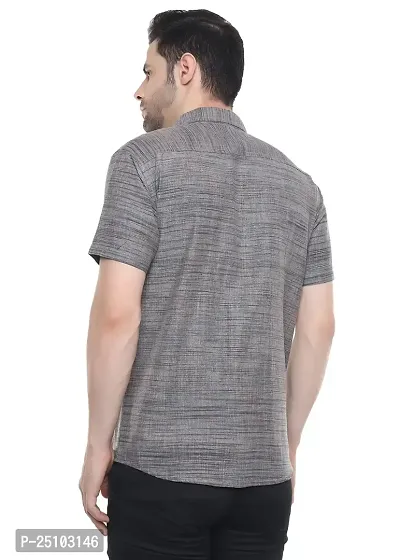 SWADESHI COLLECTION Shirt (M, Grey)-thumb3