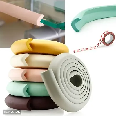 The Baby Proofing Edge Guard Roll| Child Safety Edge/Corner Protector| Soft Foam Bumper Guard | 2 metre/ 6.5 ft Pre-Taped Extra Wide Strip-thumb3