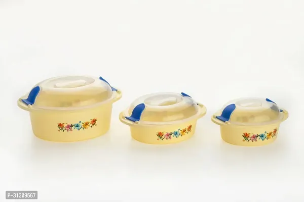 Hot N Fresh Plastic Casserole set (Set of 3)-thumb0