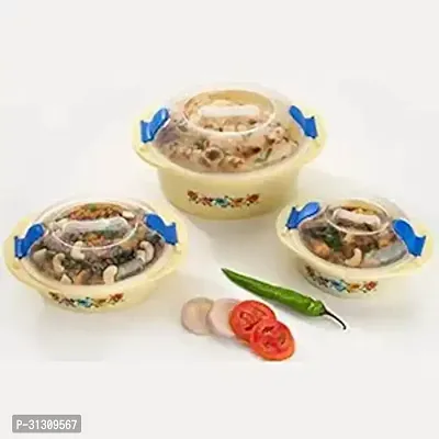 Hot N Fresh Plastic Casserole set (Set of 3)-thumb2