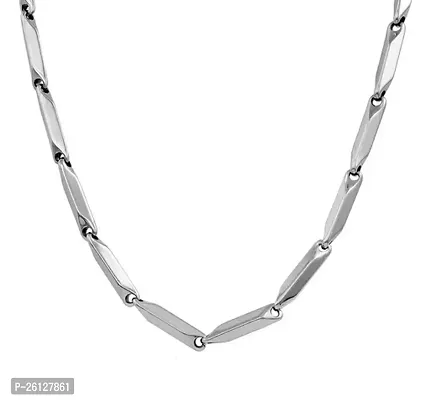 Alluring Silver Alloy Chain For Men-thumb0