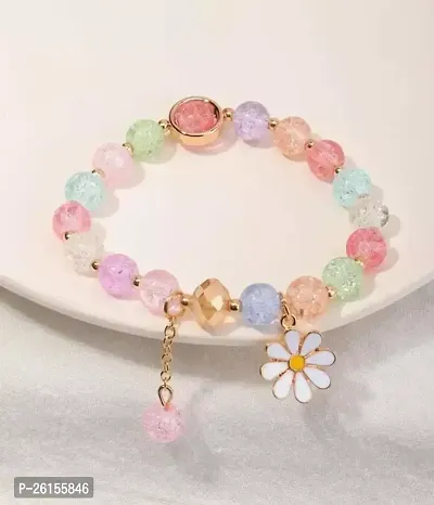 Elegant Multicoloured Shell Beads Bangles Bracelets For Women-thumb0