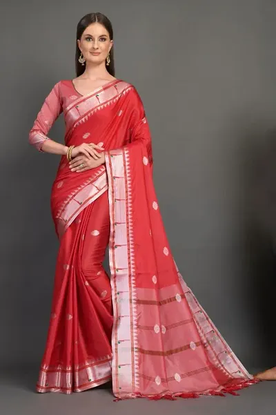 Woven Design Saree with Blouse piece