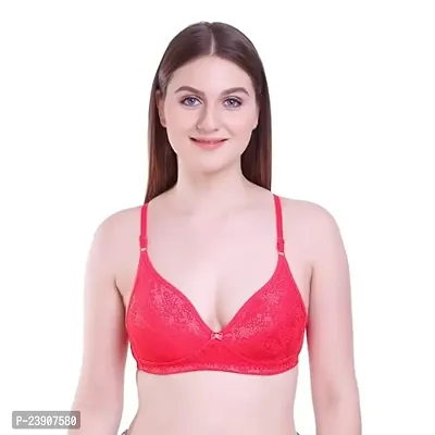 Buy Body Figure Women's Cotton Seamless Non-Padded Bra 28-44 (28-44, Pink)  Online In India At Discounted Prices