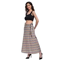 BF BODY FIGURE Women's Long Wrap Around Maxi Crepe Skirt | Women Wear Long Skirt Skirt-thumb4