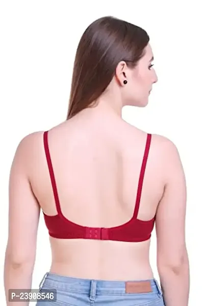 Body Figure Full Support Seamed Wirefree Bra-thumb4