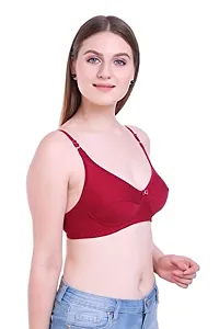 Body Figure Full Support Seamed Wirefree Bra-thumb2