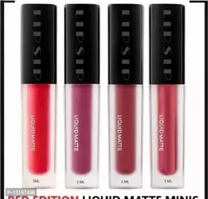 Multicolor Red Edition 4Pc Lipstick Matte