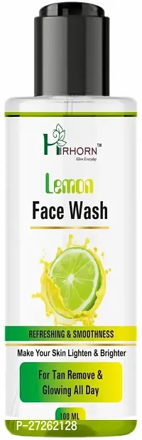 Lemon Glow Foaming Facewash For Soft And Bright Skin Men And Women Face Wash - 100ml, Pack Of 1-thumb0
