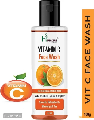 Vitamin C Face Wash For Men And Women Skin Whitening And Brightening , Deep Cleaning, Pack Of 1-thumb0