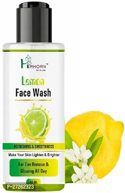 Lemon Face Wash For Women/Men - 100ml | Brightening Face Wash With Vitamin E, Pack Of 1-thumb0